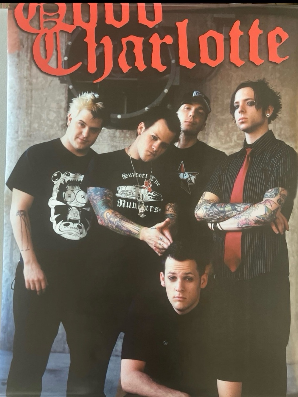 Good Charlotte Band Poster - Black, Red Aprox Size 24x36 Inches